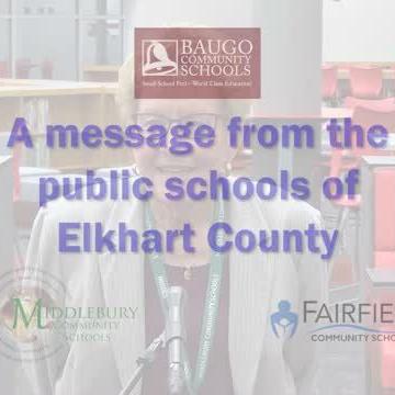 A message from Elkhart County schools' superintendents